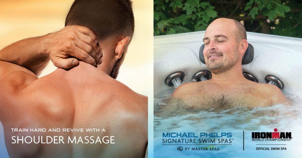 S'entraîner dur et se ressourcer grâce à un massage des épaules