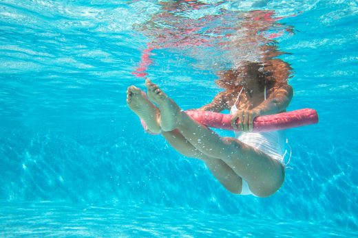 exercices de base dans l'eau