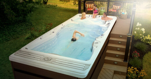 spa de nage double zone