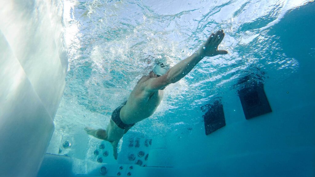 entraînement de natation pour le triathlon