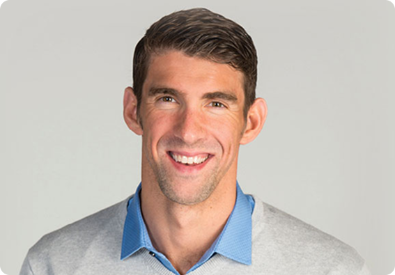 Portrait de Michael Phelps.