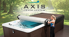 Nouvelle couverture roulante pour spa de nage Axis